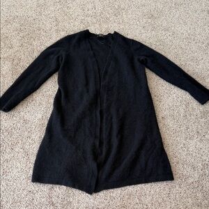 Charter Club Luxury 100% Cashmere Women's Classic Black Cardigan